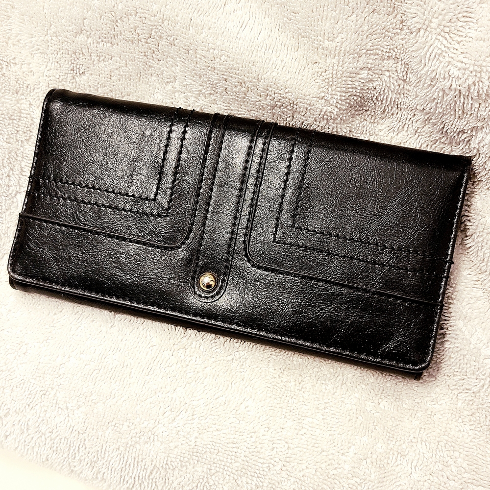 Aldo Elegant Black Leather Wallet